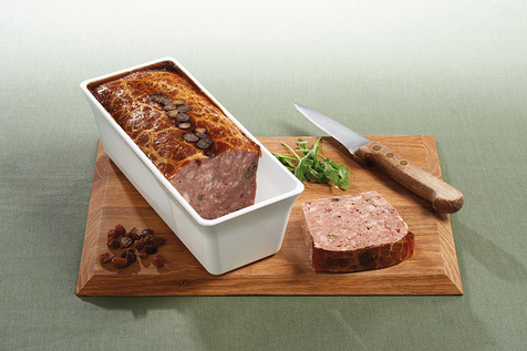 Terrine de caille aux raisins secs