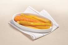 Trio de carottes confites au beurre