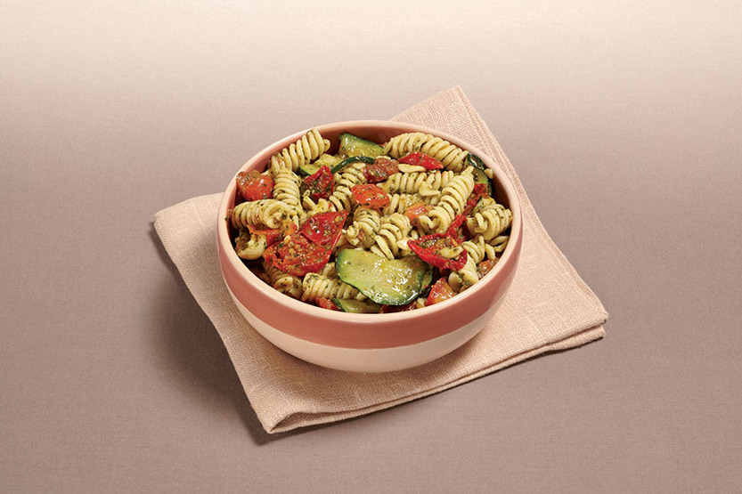 Salade de fusilli au pesto