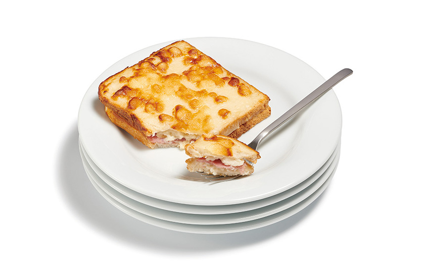 Croque-monsieur au cantal AOP gratiné