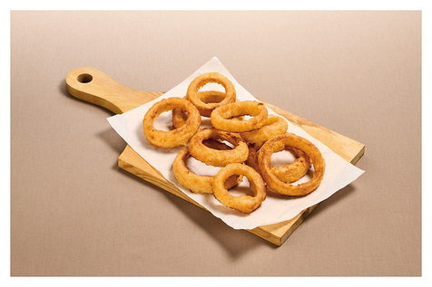 Beer battered onion rings