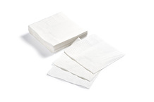 Serviette blanche 2 plis
