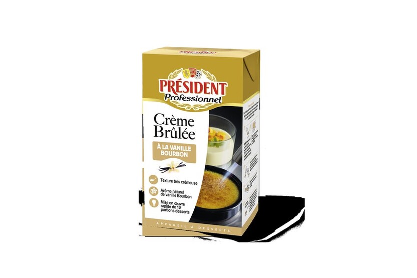 Bereiding voor crème brûlée met bourbon vanille