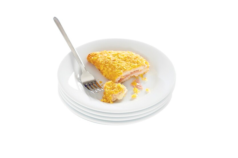 Cordon bleu van kip, gegaard