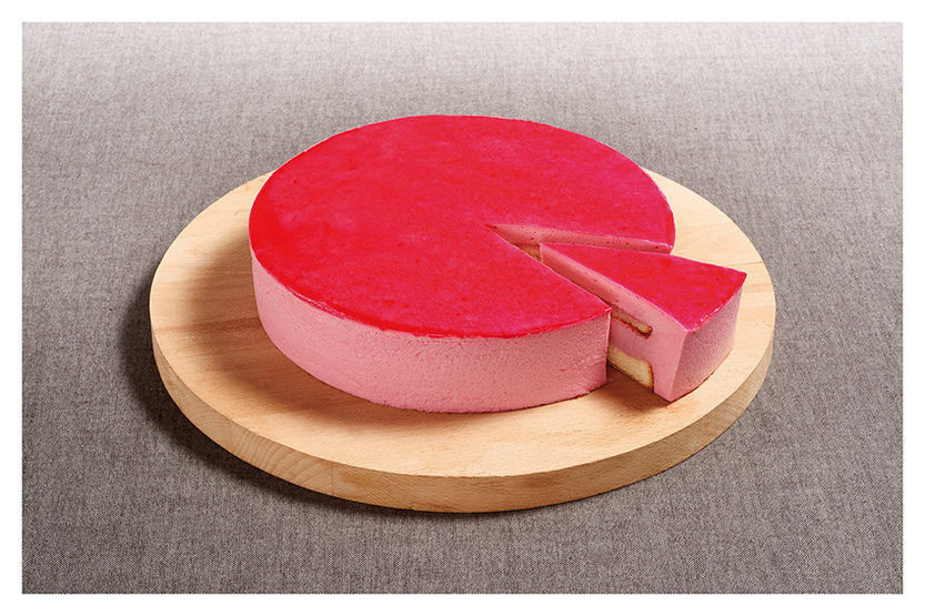 Bavarois rode vruchtensmaak