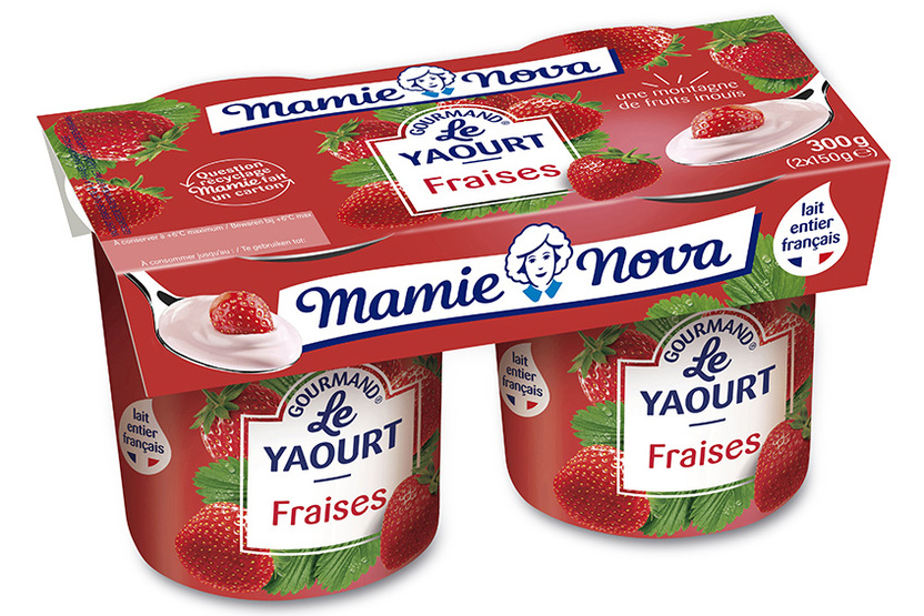 Yaourt gourmand fraise