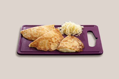 Crêpe au fromage demi-lune