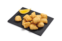 Chunk de colin d'alaska façon fish and chips préfrit MSC Chunk de colin d'alaska façon fish and chips préfrit MSC