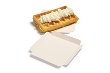 Carré rainé pour gaufre