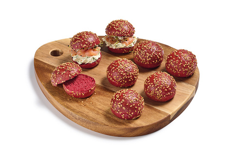 Mini-pain burger rose