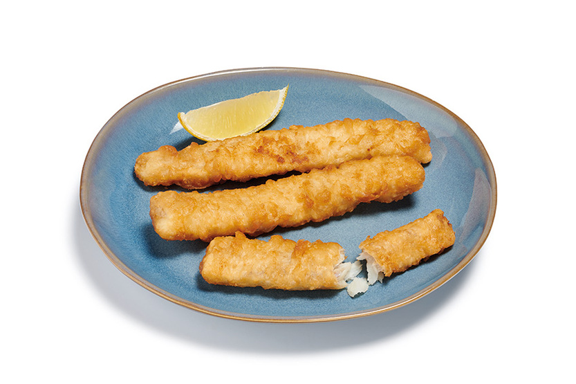 Filethaasje van Alaskapollak in fish'n chips voorgebakken MSC