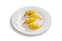 Crevette en cocon de pomme de terre