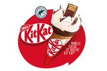 Cône Kit Kat vanille-cacao