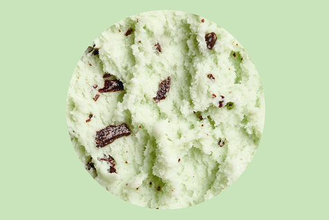 Glace menthe-chocolat