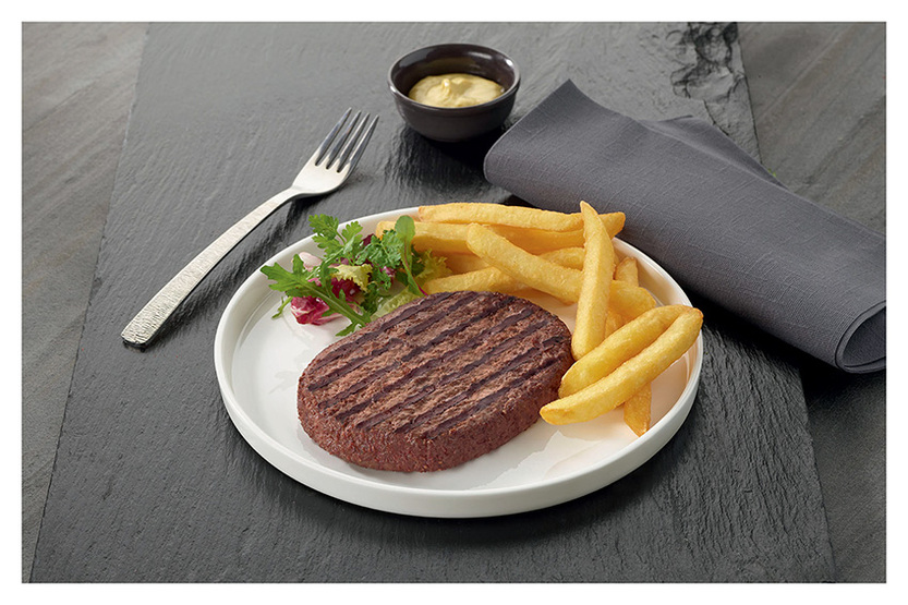 Steak haché marqué cuit à coeur VBF