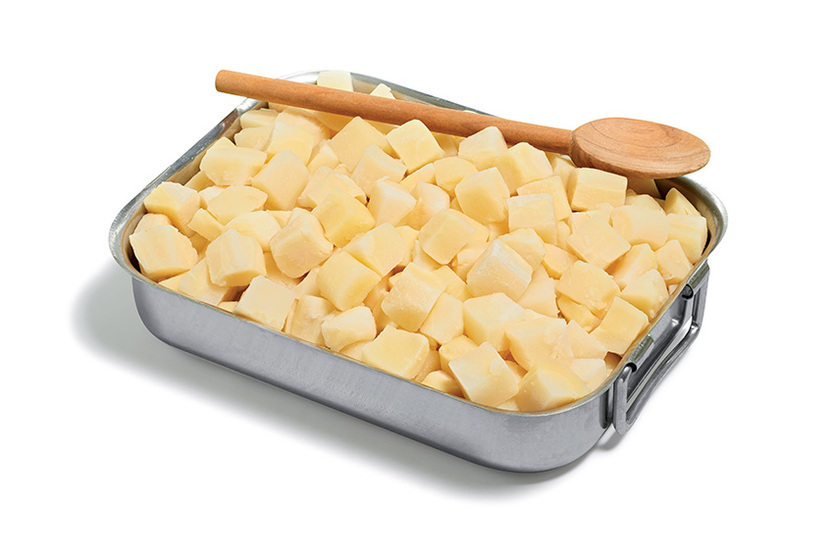 Pastinaak in blokjes