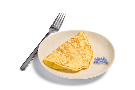 Omelette nature BBC