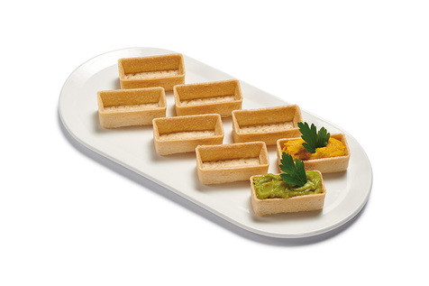 Fond de tartelette salé rectangle, Halal