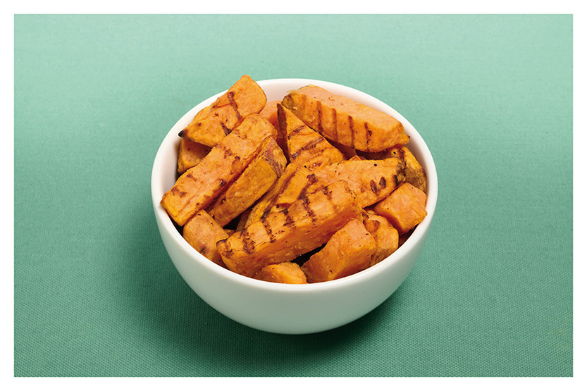 Zoete aardappel geroosterd