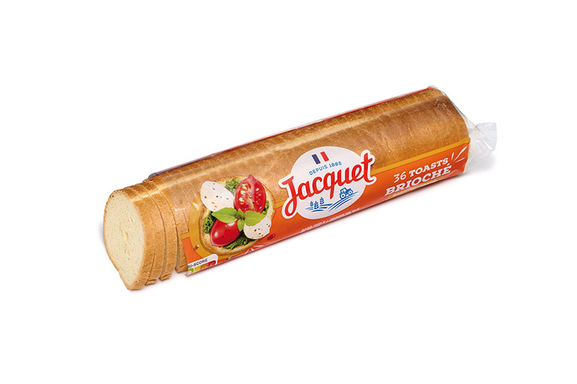 Rond briochebrood voor toast