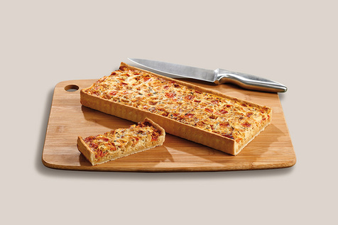 Tarte tomate-chèvre-basilic