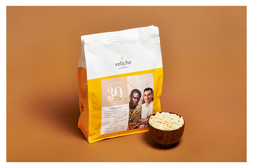 Belgische couverturechocolade wit Obsession 30