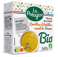 Velouté carottes et lentilles corail BIO Velouté carottes et lentilles corail BIO