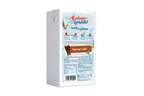 Préparation concentrée pour granité saveur cola