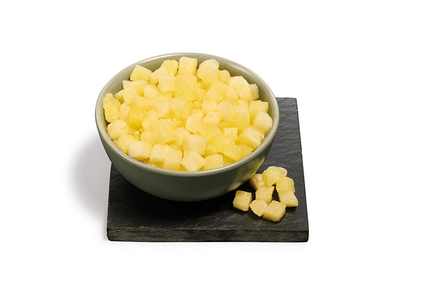 Brunoise van ananas