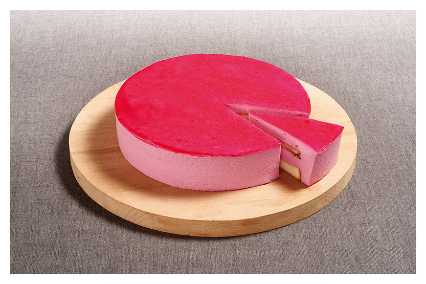 Bavarois frambozensmaak