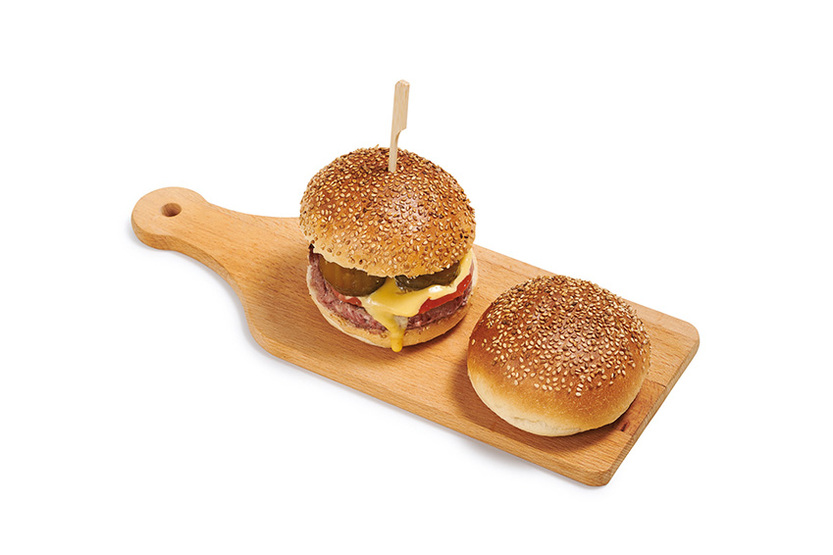 Pain bun's brioché tranché sésame