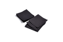 Serviette cocktail noire ouate 2 plis Serviette cocktail noire ouate 2 plis