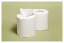 Handdoekrol wit papier centrefeed