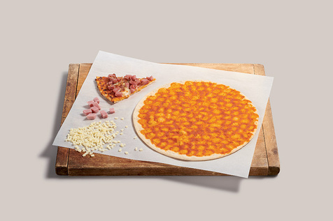 Fond de pizza tomaté
