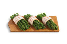 Fagot d'asperges lardé