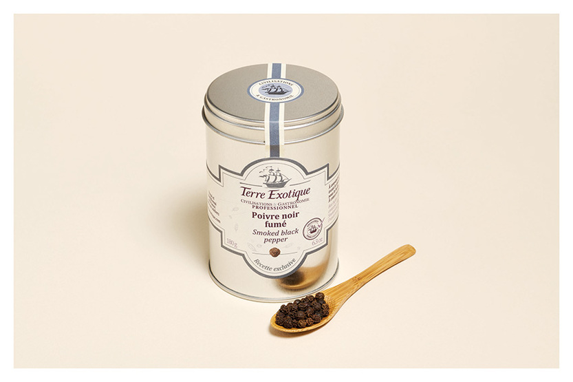 Zwarte peper gerookt