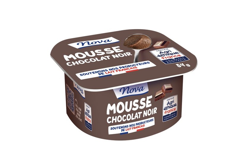Mousse au chocolat noir Agri-Ethique France
