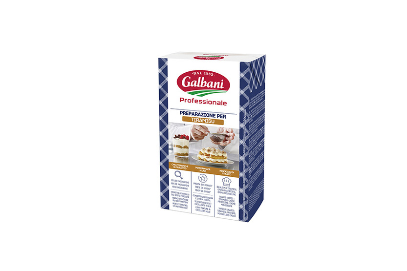 Bereiding voor tiramisu mascarpone