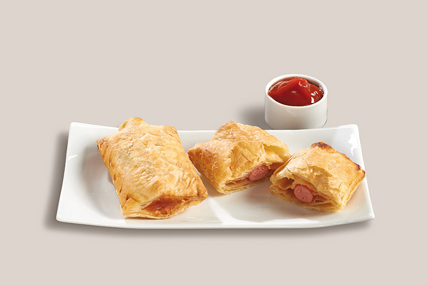 Feuilleté hot dog