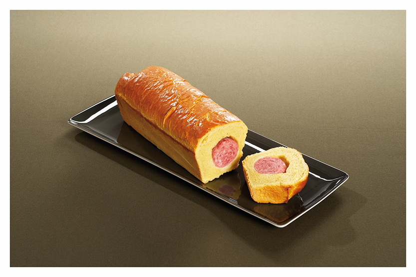 Brioche fourrée au saucisson supérieur