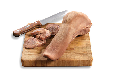 Langue de boeuf coupe suisse cuite