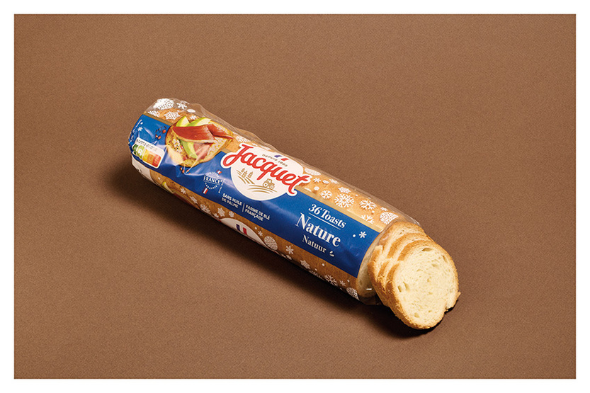 Rond brood naturel voor toast