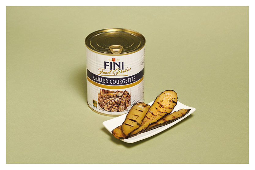Gegrilde courgette op olie