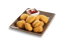 Nugget de poulet cuit à coeur