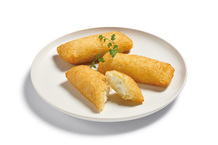 Stick de pomme de terre garni au fromage frais et aux herbes Stick de pomme de terre garni au fromage frais et aux herbes