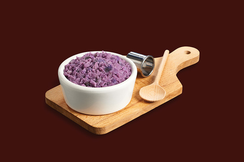 Ecrasé de vitelotte