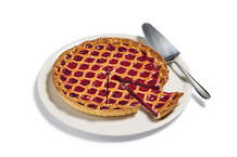 Tarte grillée à la cerise Tarte grillée à la cerise