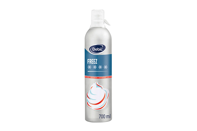 Crème de lait sucrée UHT FREEZ sous pression (bi-gaz)