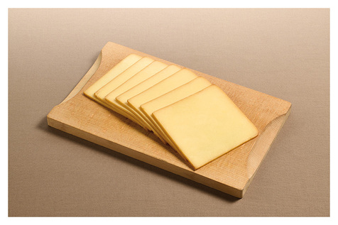 Tranche de cheddar fumé