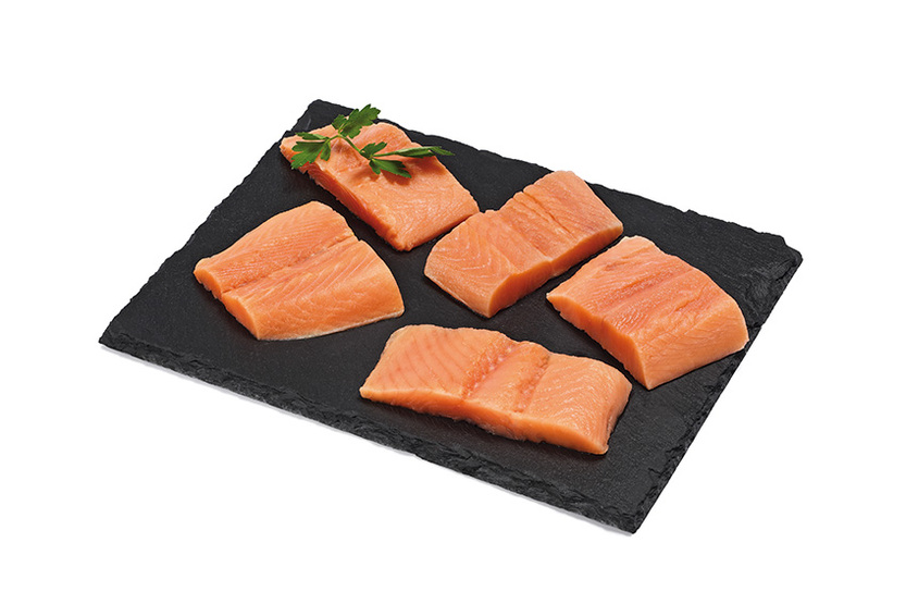 Kleine Pacifische wilde roze zalm MSC